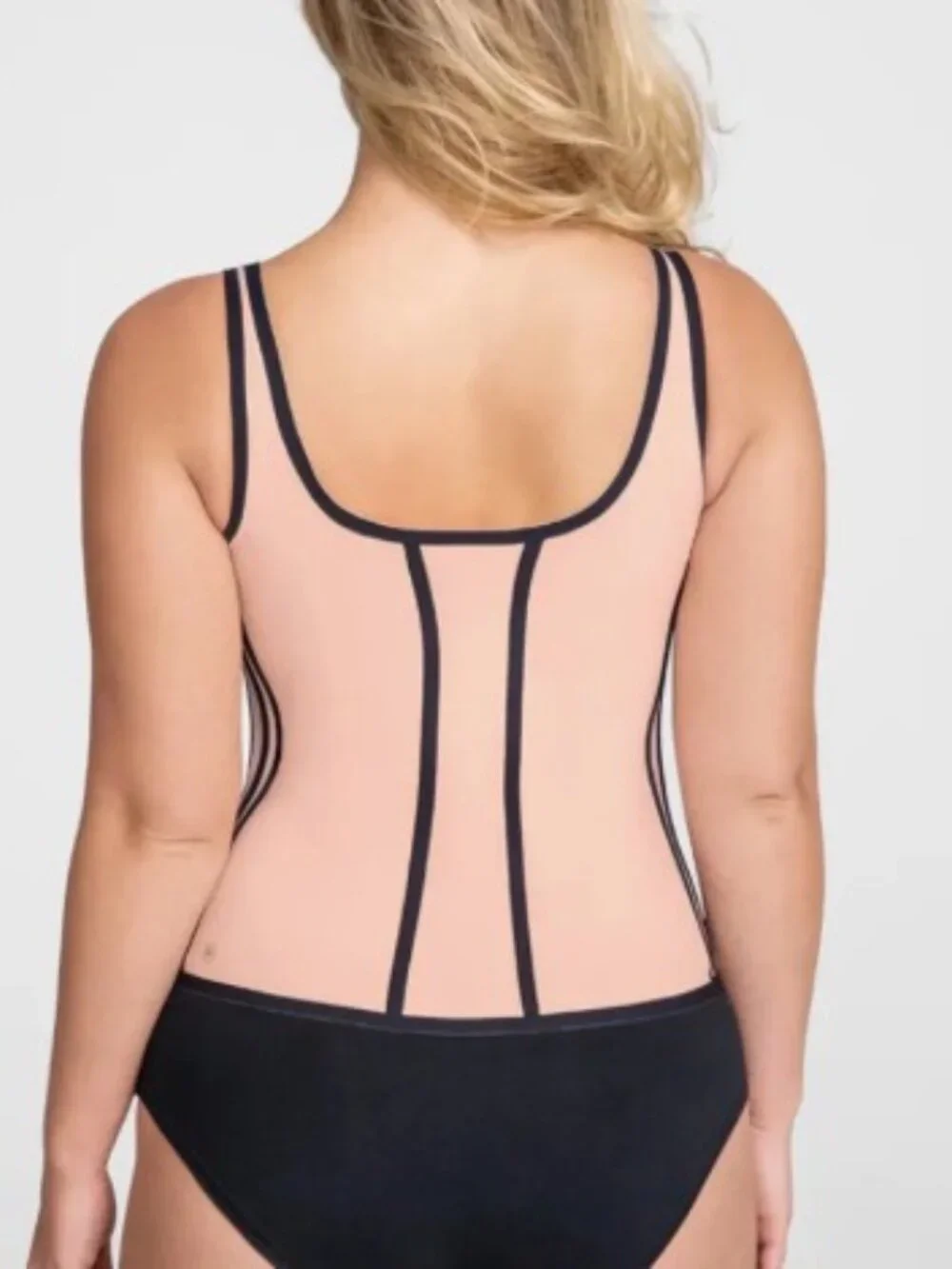 Honeylove Brand Women's XL NWT Liftwear BodySculpt Tank Rose Tan Black Shapewear